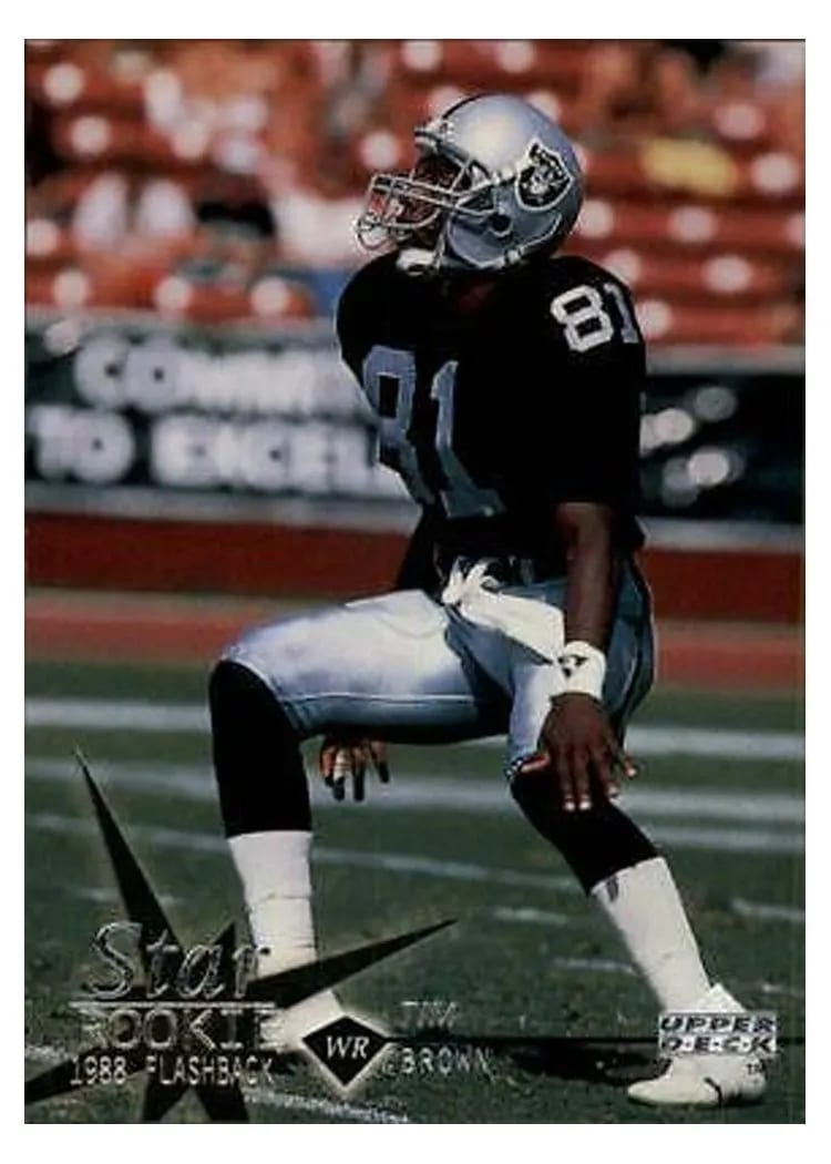 1997 Upper Deck Tim Brown #36 card
