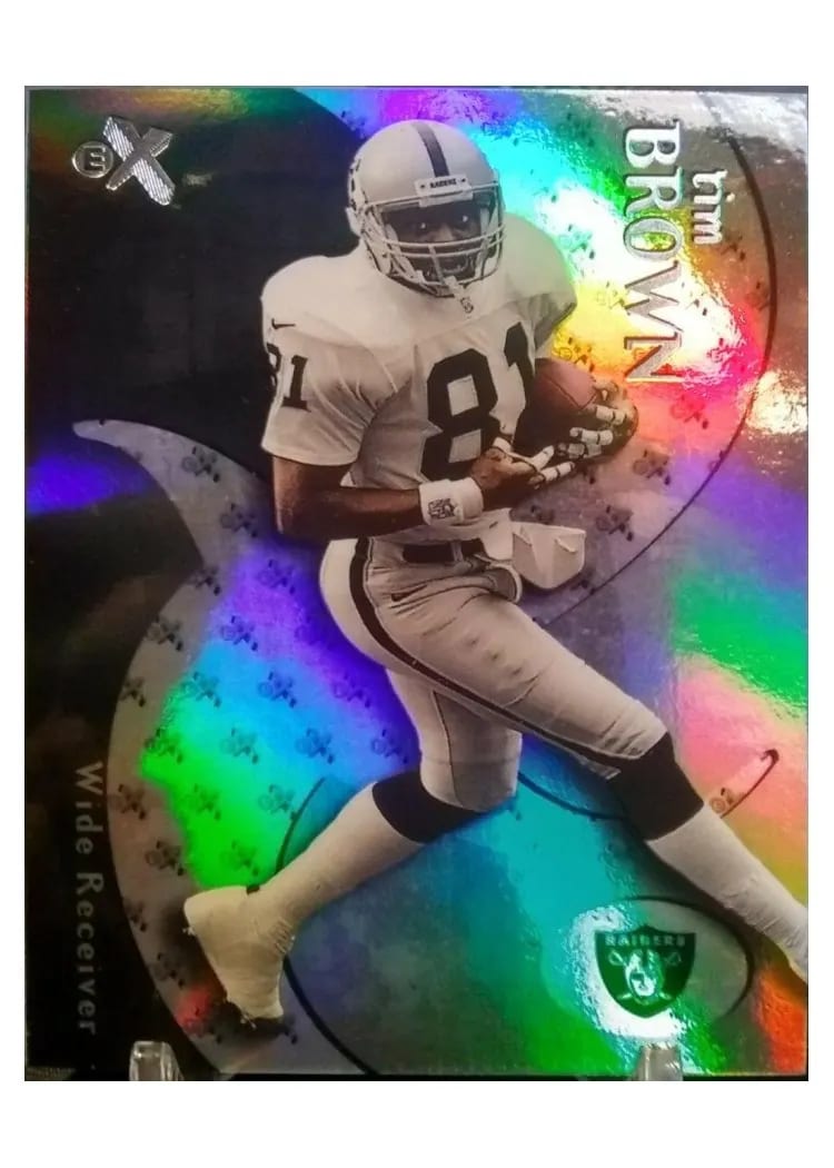 2000 Fleer E X Tim Brown #28 card