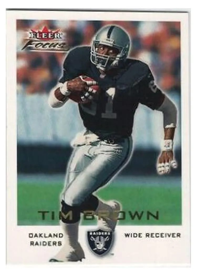 2000 Fleer Focus Tim Brown #31 card