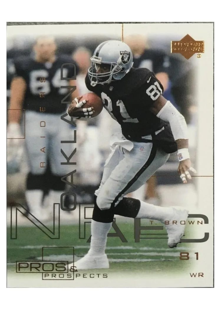 2000 Upper Deck Pros & Prospects Tim Brown #58 card