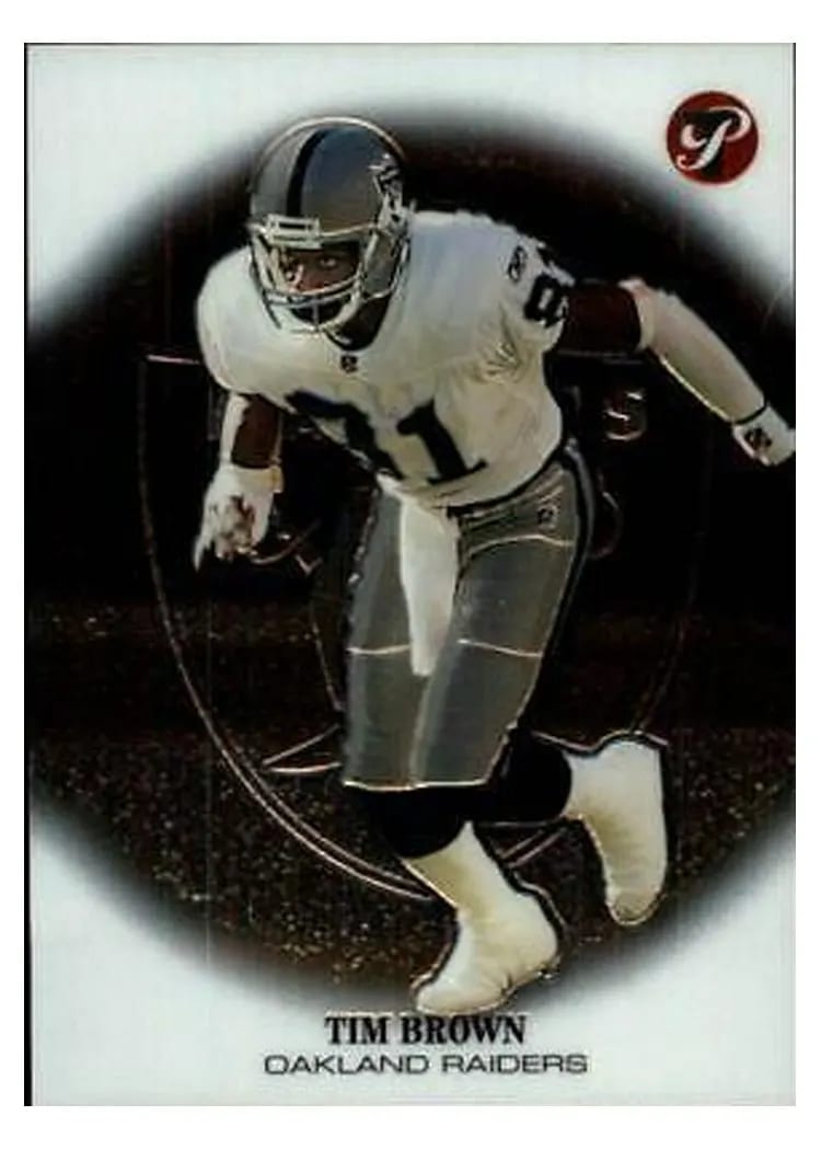 2002 Topps Pristine Tim Brown #23 card