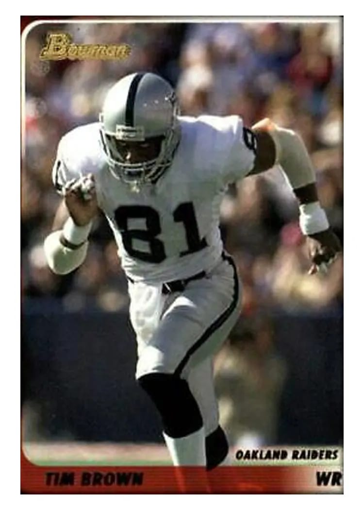 2003 Bowman Tim Brown #71 card