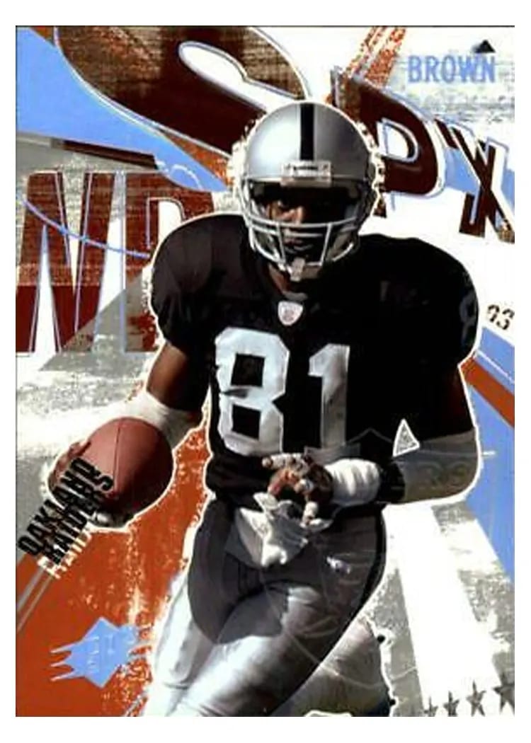 2003 Spx Tim Brown #56 card