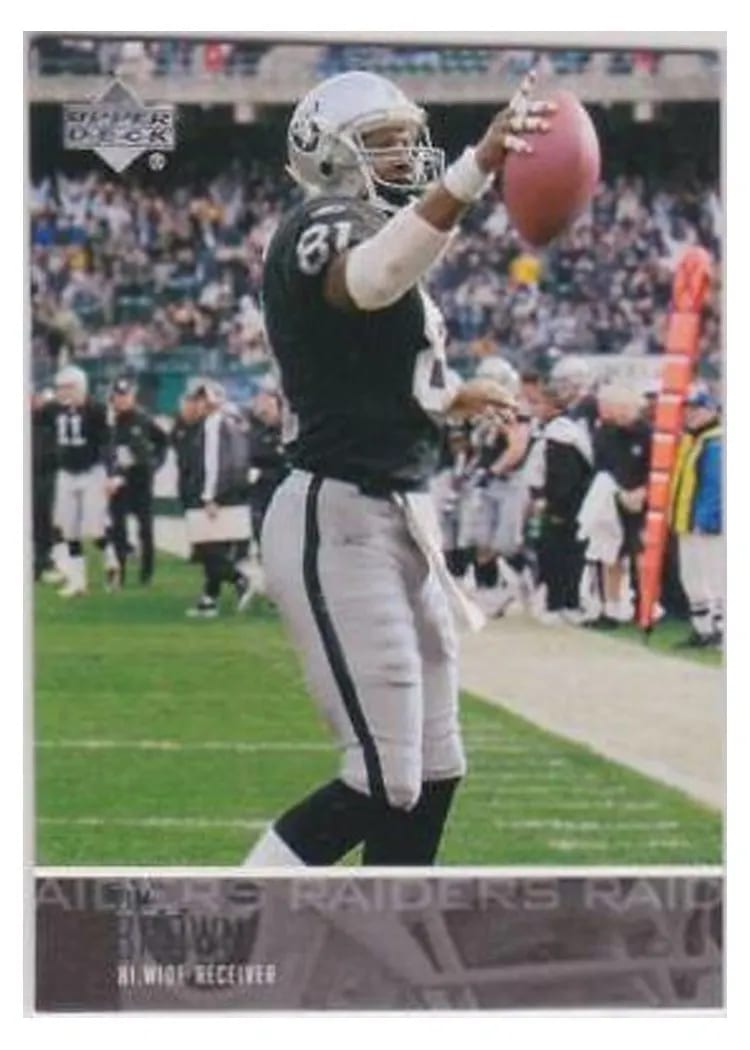 2003 Upper Deck Tim Brown #8 card
