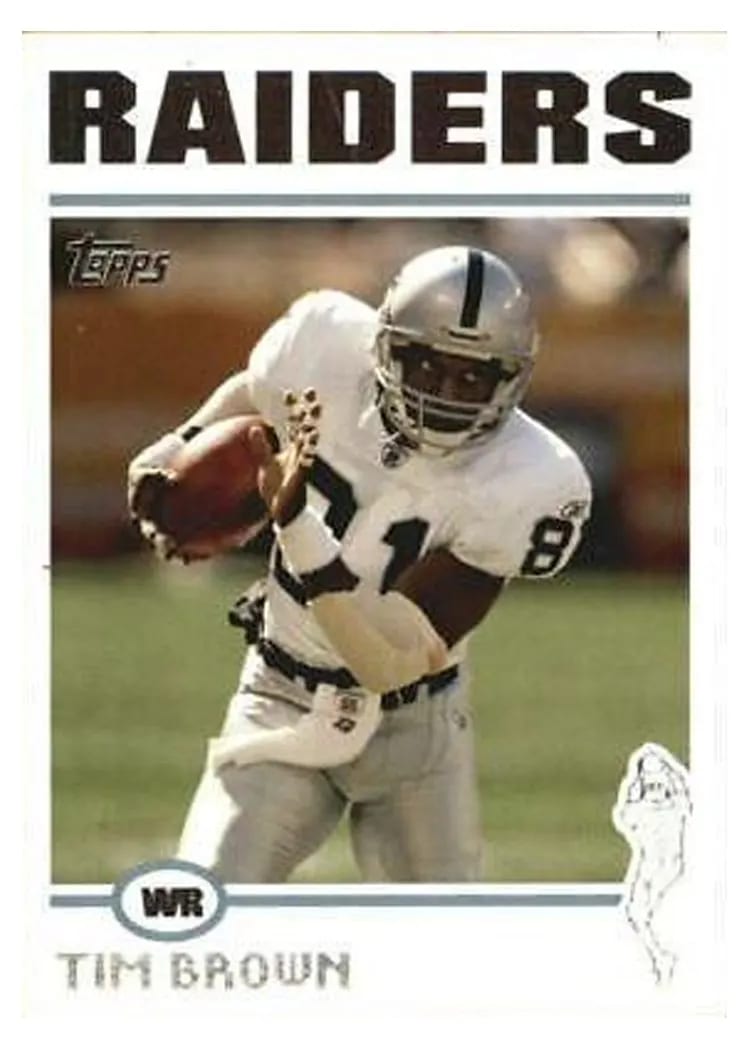 2004 Topps Tim Brown #3 card