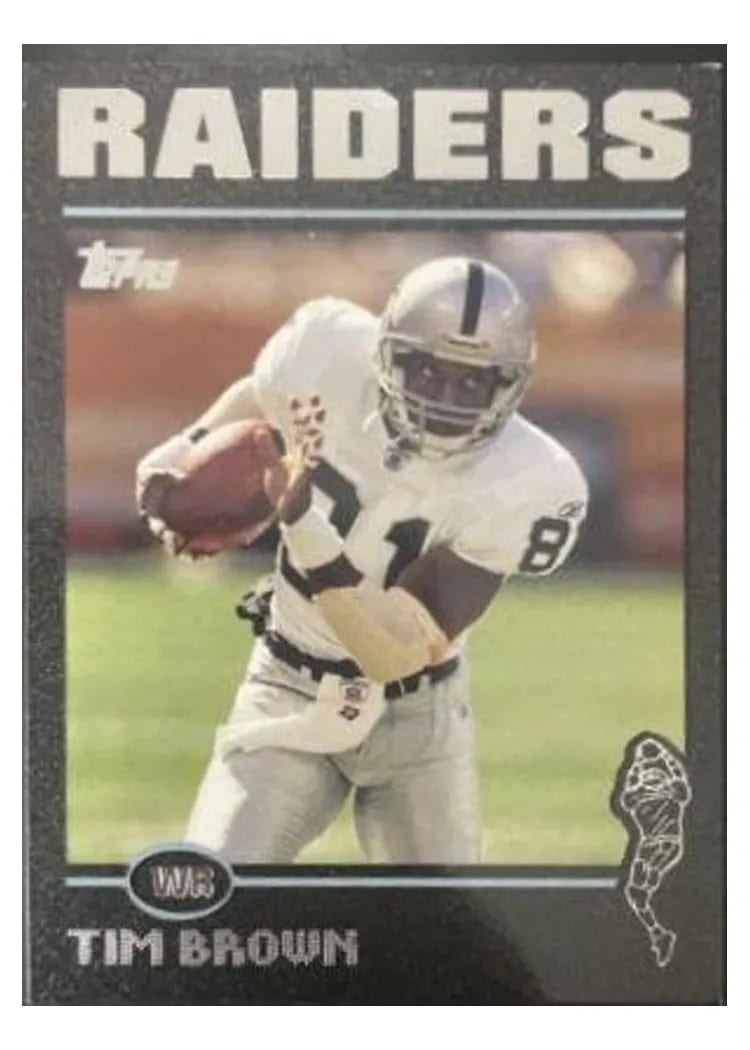 2004 Topps Tim Brown #3 card