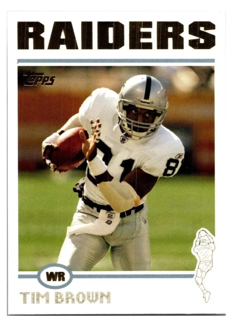 2004 Topps Tim Brown #3 card