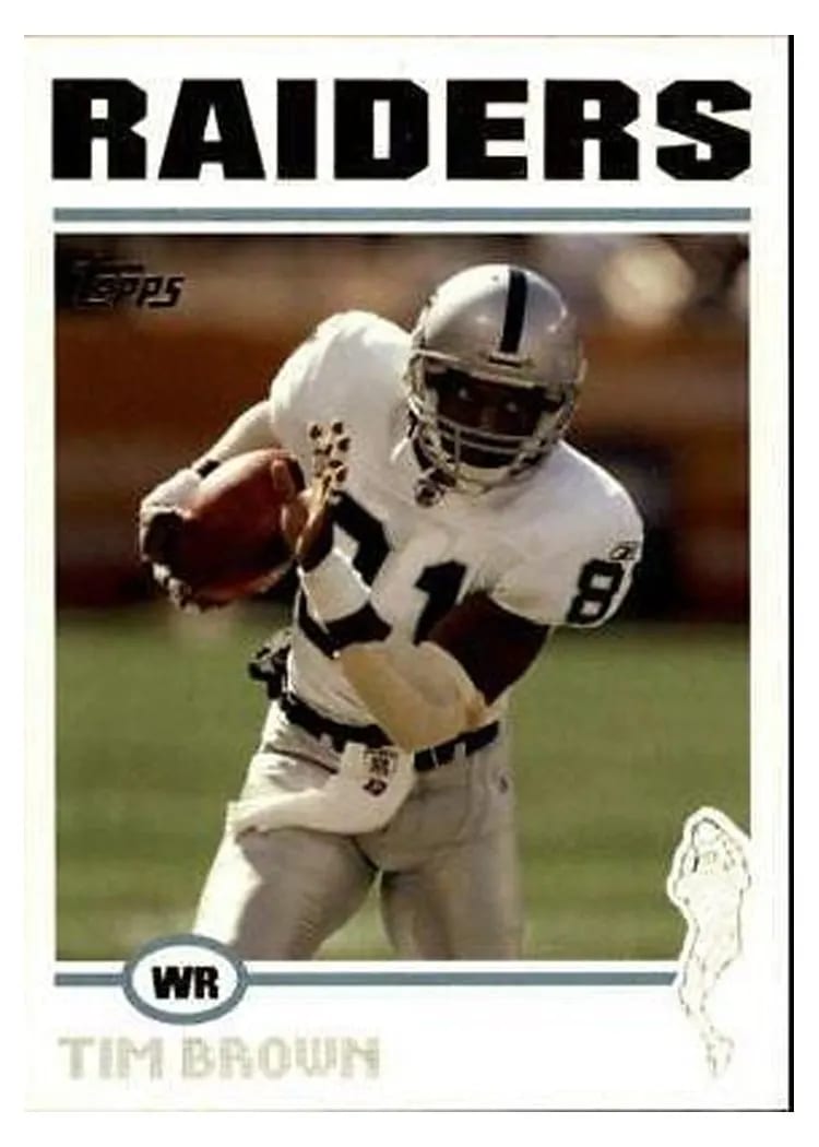 2004 Topps Tim Brown #3 card