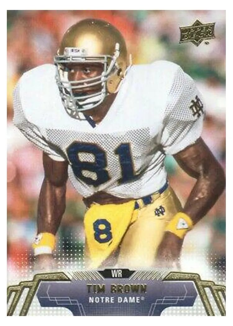 2014 Upper Deck Tim Brown #2 card