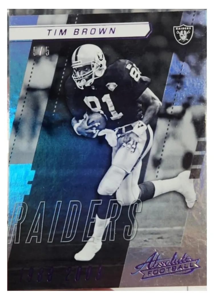 2017 Panini Absolute Tim Brown #122 card