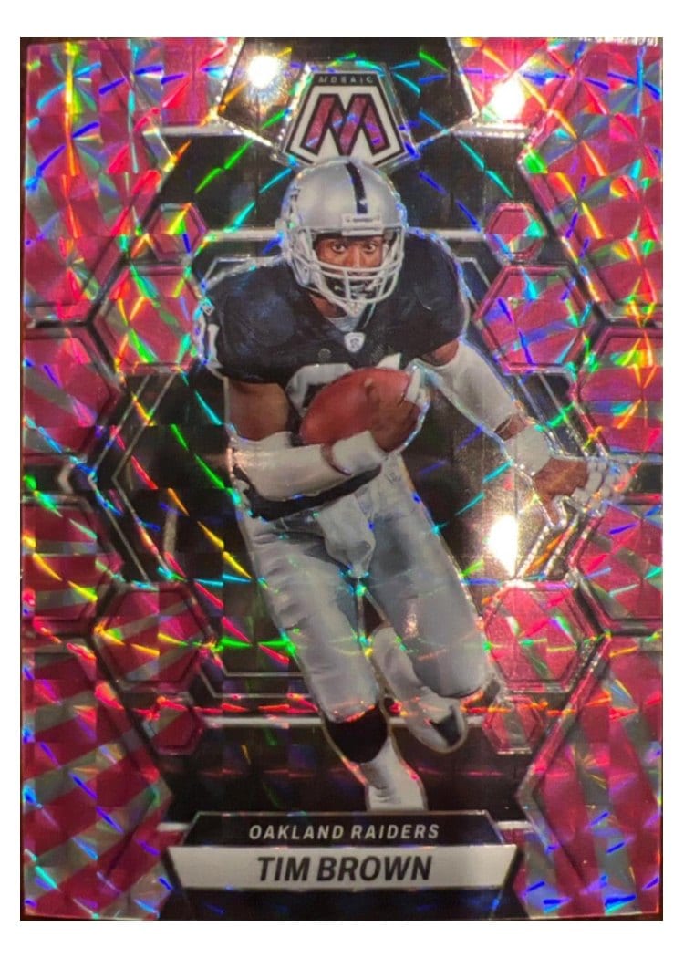 2023 Panini Mosaic Base Set Tim Brown #125 card