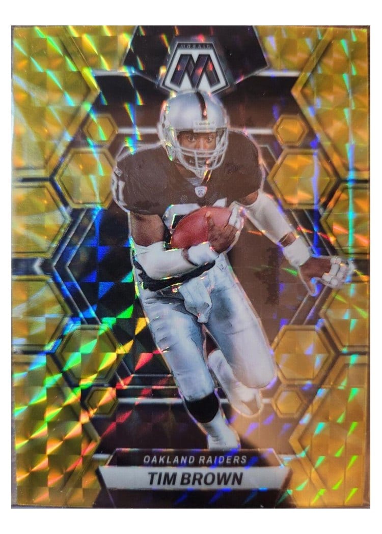 2023 Panini Mosaic Base Set Tim Brown #125 card
