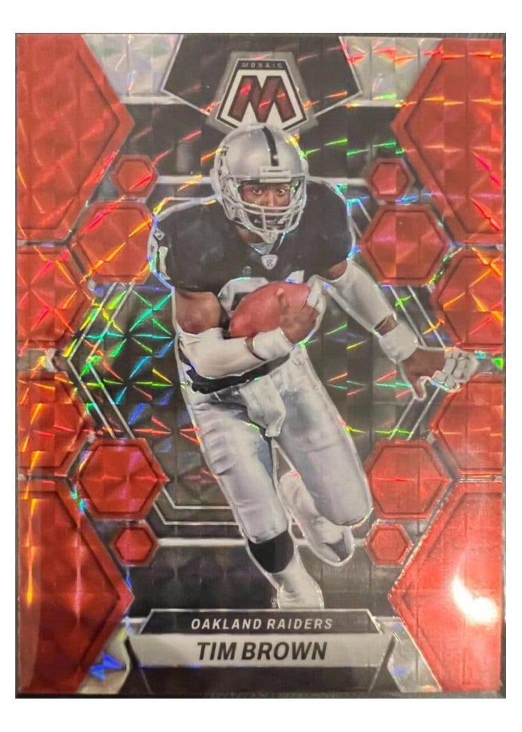 2023 Panini Mosaic Base Set Tim Brown #125 card