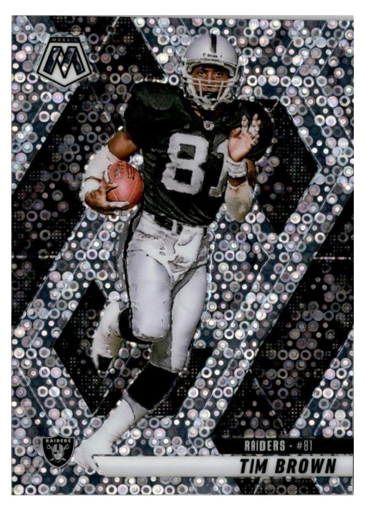 2025 Panini Mosaic Base Set Tim Brown #139 card