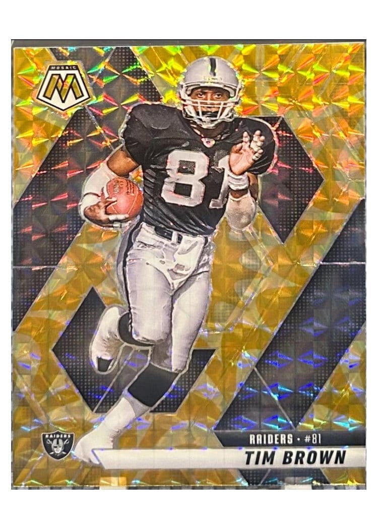 2025 Panini Mosaic Base Set Tim Brown #139 card