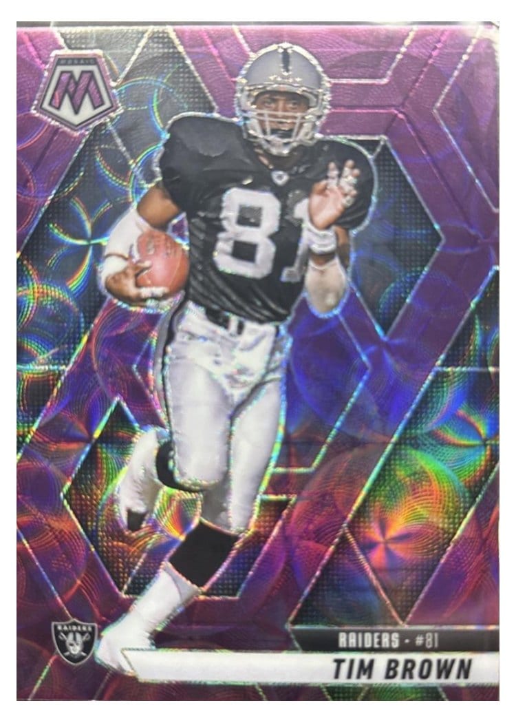 2025 Panini Mosaic Base Set Tim Brown #139 card