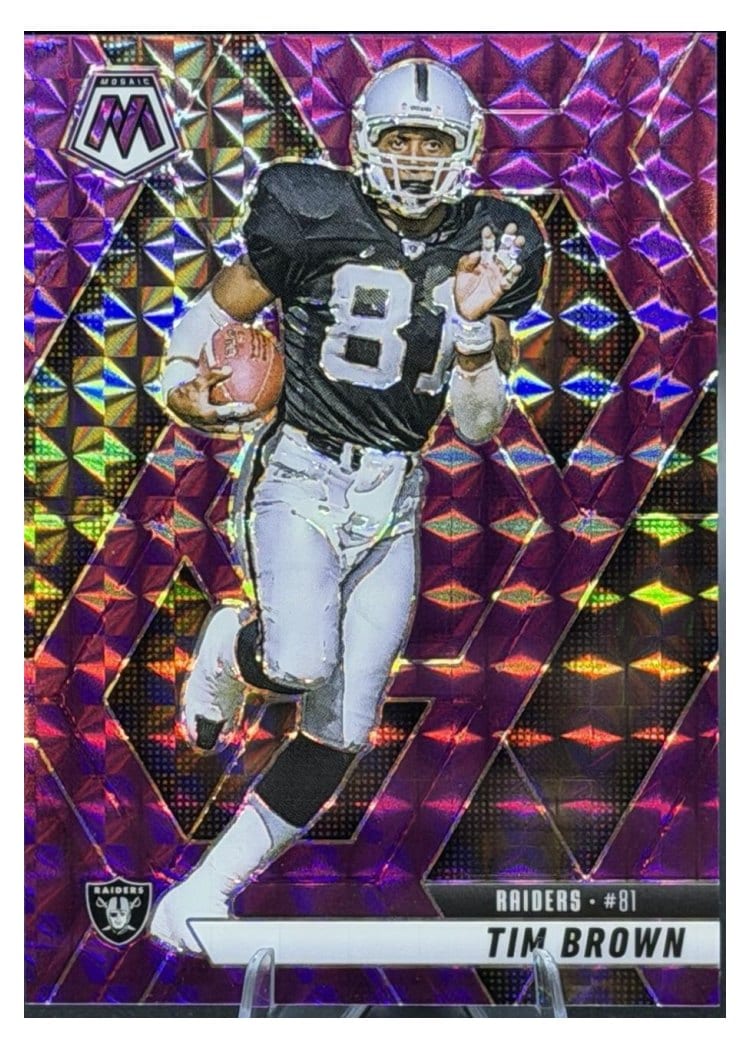 2025 Panini Mosaic Base Set Tim Brown #139 card