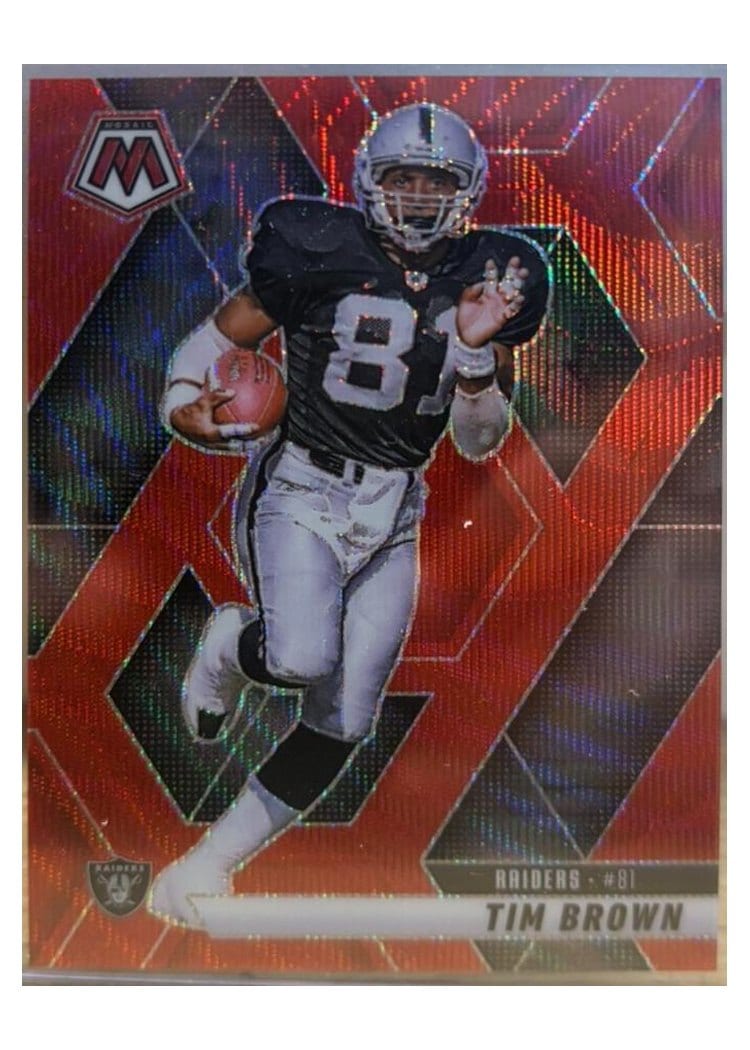 2025 Panini Mosaic Base Set Tim Brown #139 card