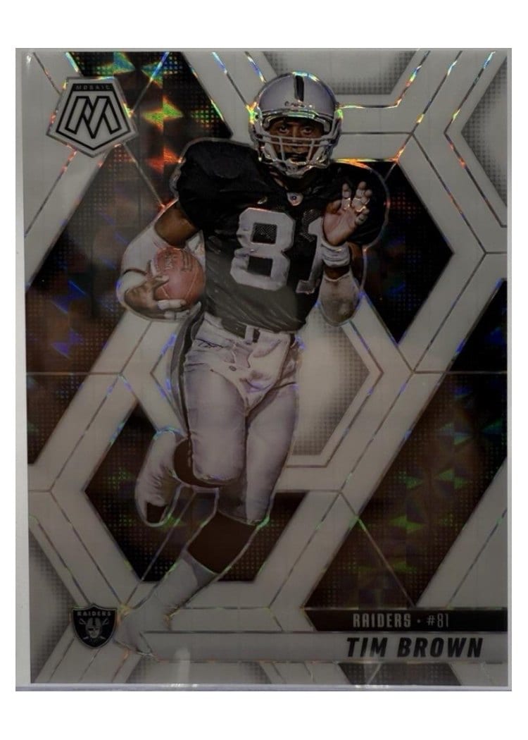 2025 Panini Mosaic Base Set Tim Brown #139 card