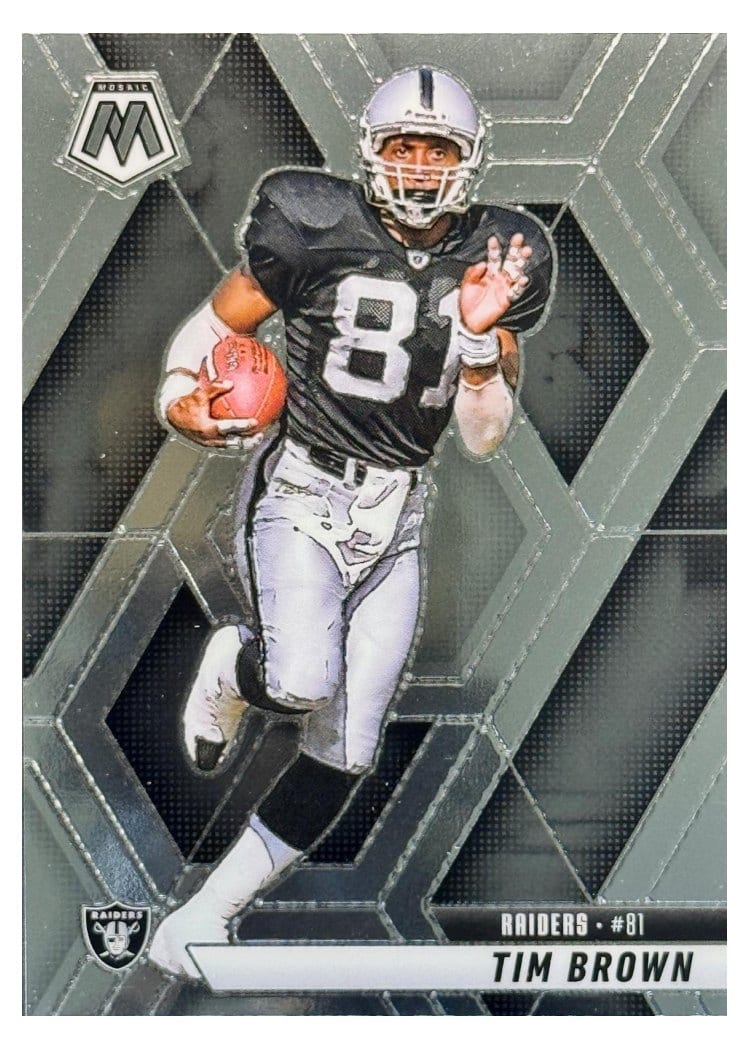 2025 Panini Mosaic Base Set Tim Brown #139 card