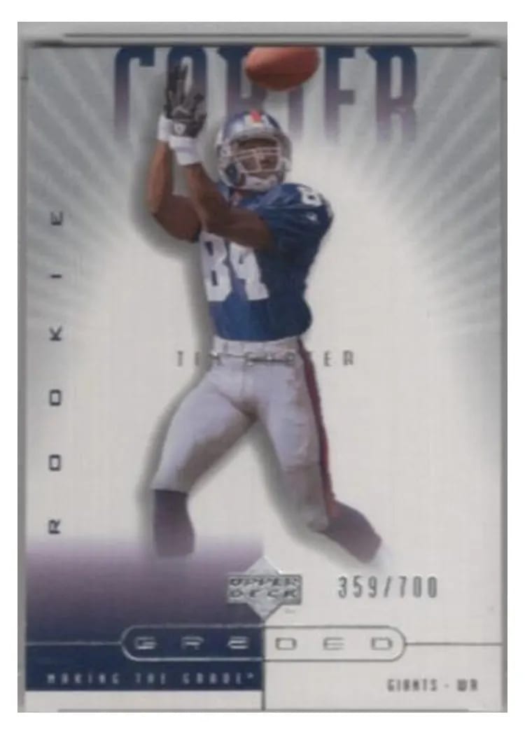 2002 Upper Deck Graded Tim Carter #109 card