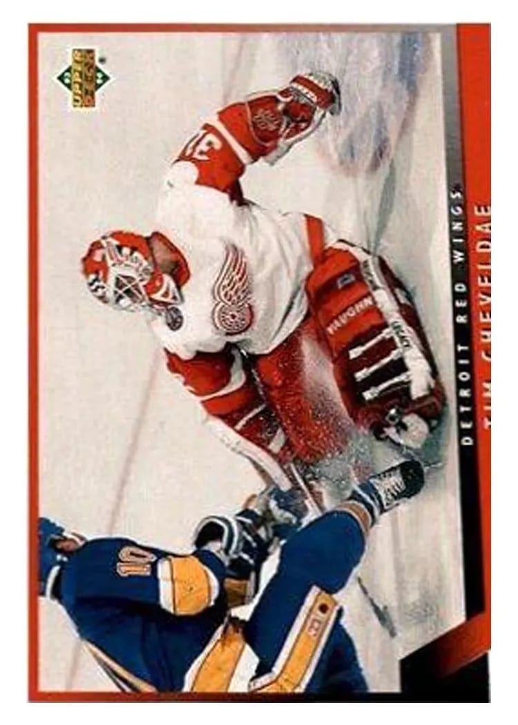 1993 Upper Deck Tim Cheveldae #9 card