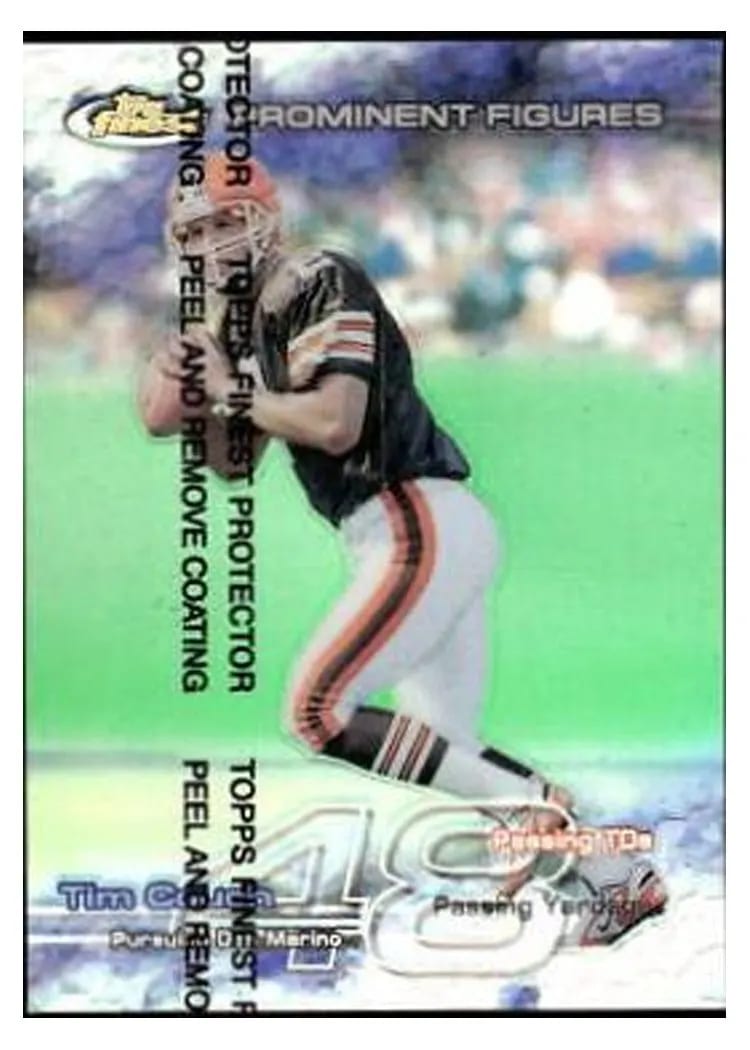 1999 Topps Finest Prominent Figures Tim Couch #PF19 card