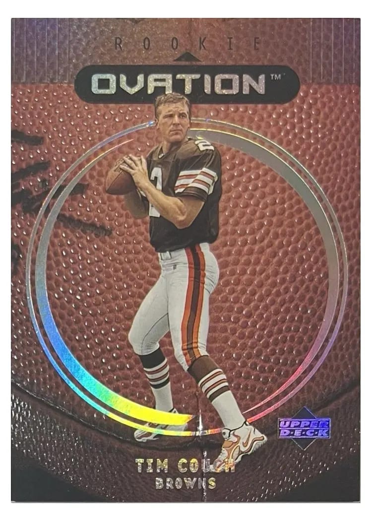 1999 Upper Deck Ovation Tim Couch Standing Ovation #61 card