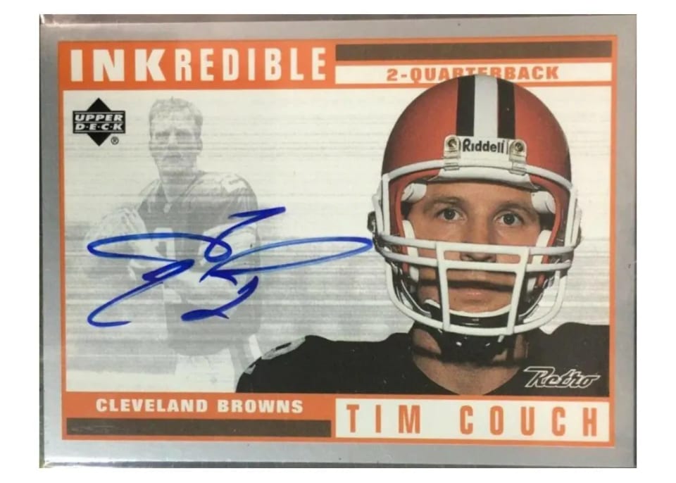 1999 Upper Deck Retro Inkredible Tim Couch #TC card