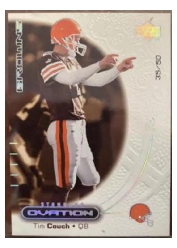 2000 Upper Deck Ovation Tim Couch #13 card