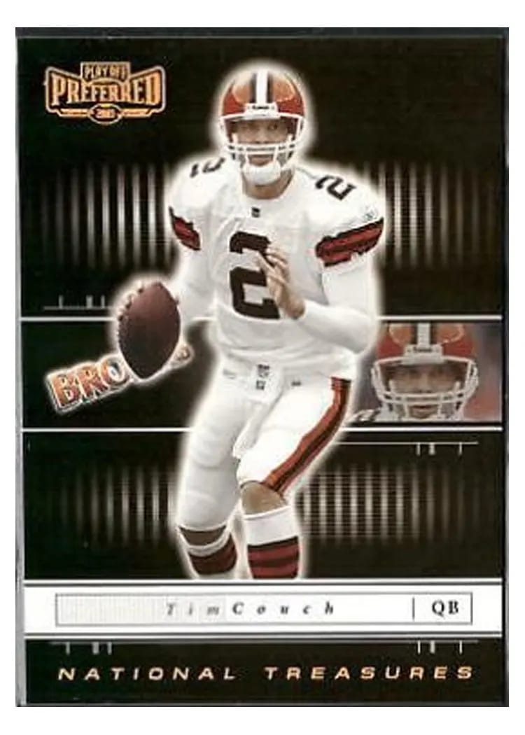 2001 Playoff Preferred Tim Couch #8 card
