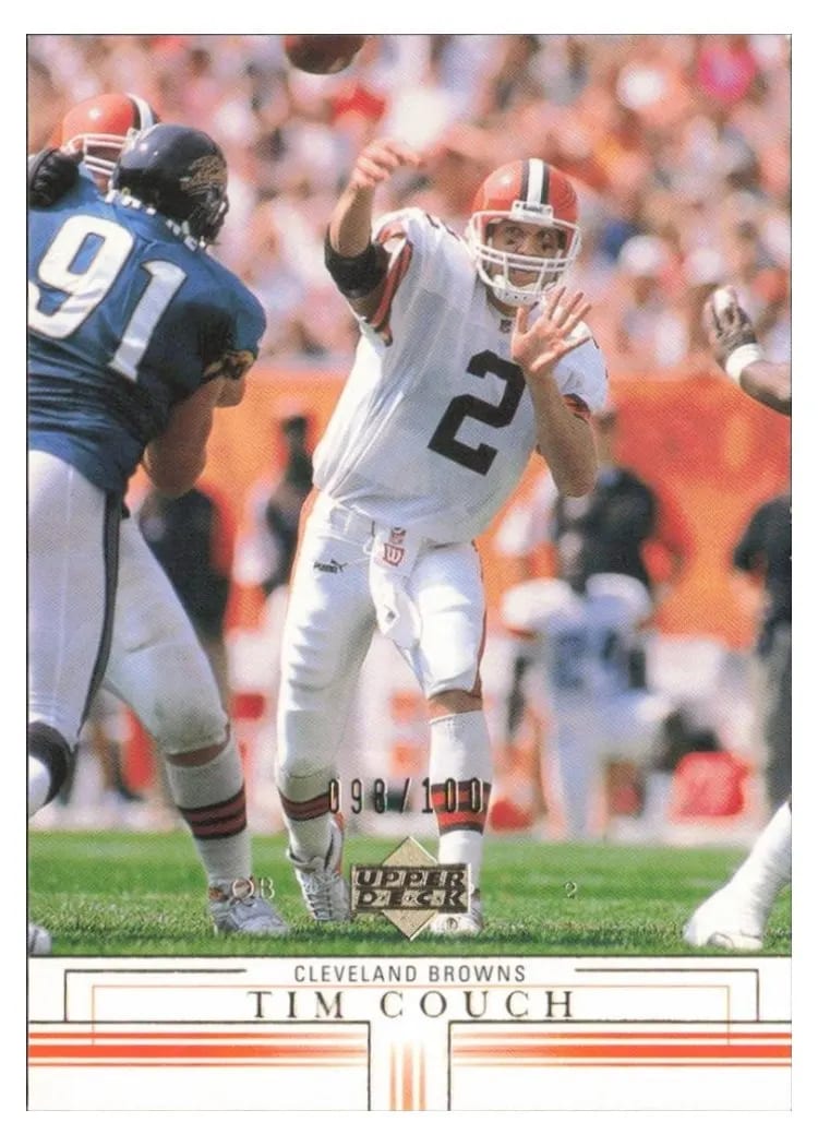 2001 Upper Deck Tim Couch #39 card