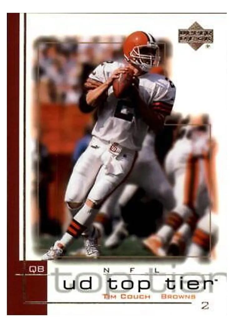 2001 Upper Deck Top Tier Tim Couch #39 card