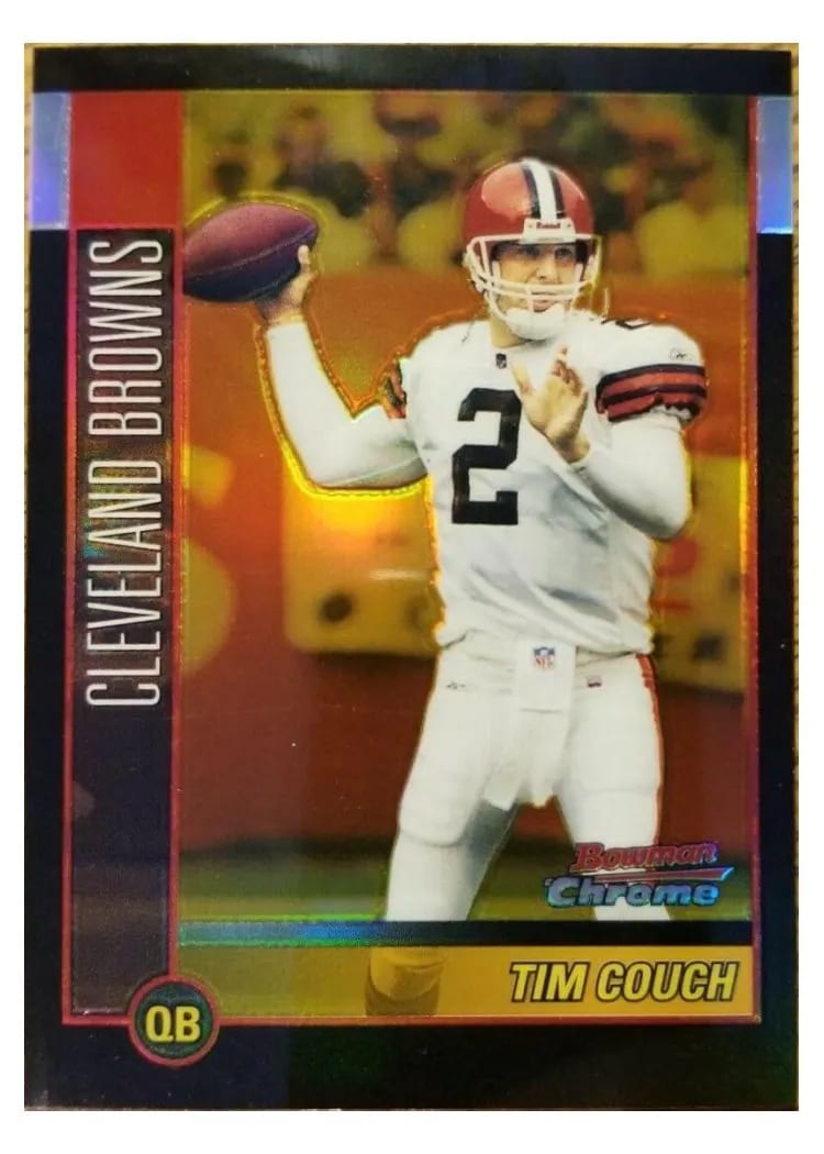 2002 Bowman Chrome Tim Couch #9 card