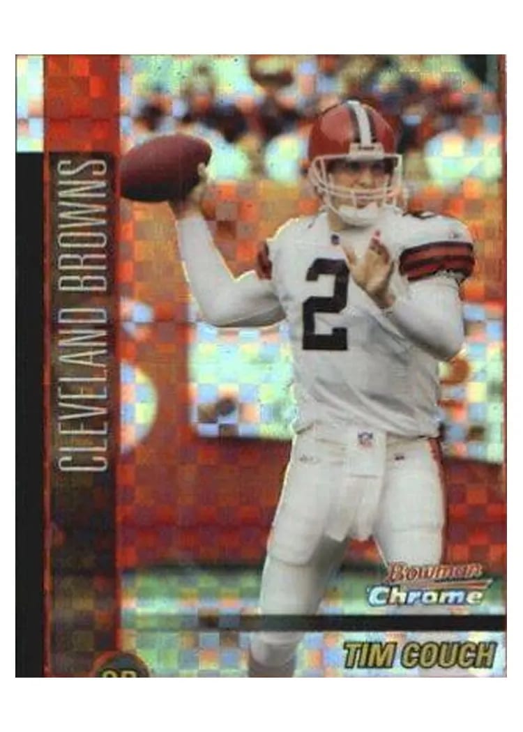 2002 Bowman Chrome Tim Couch #9 card