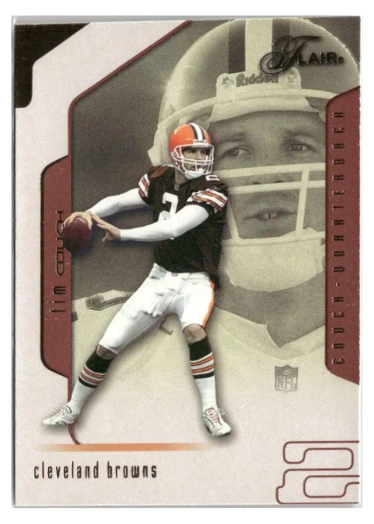 2002 Flair Tim Couch #51 card