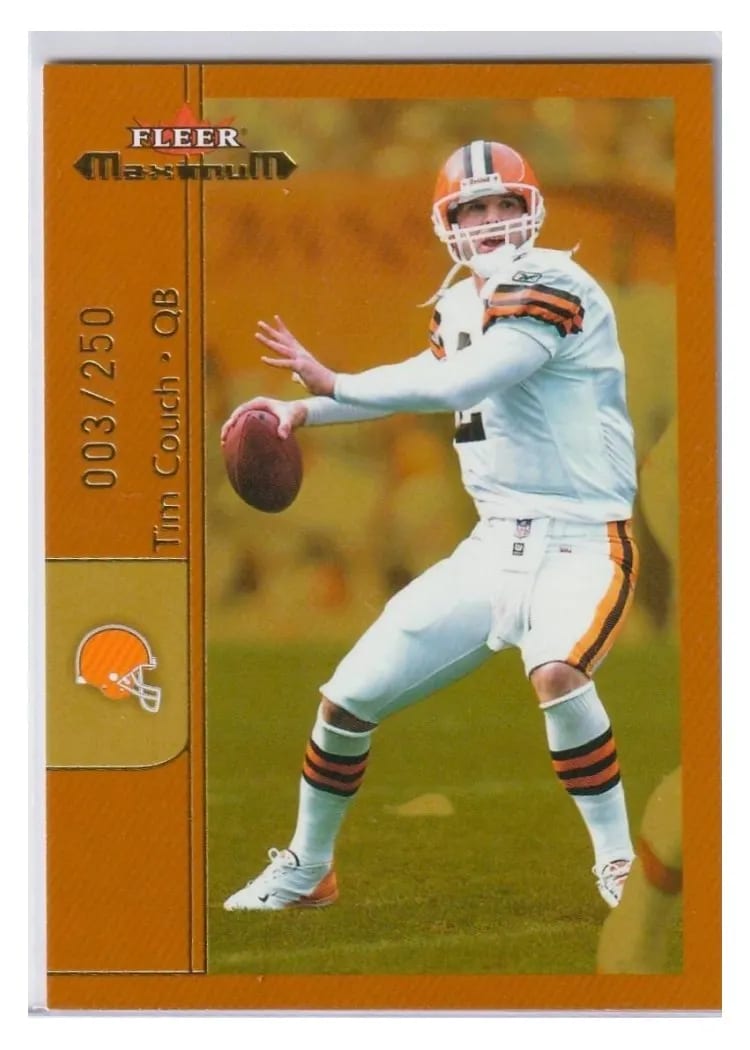 2002 Fleer Maximum Tim Couch #134 card