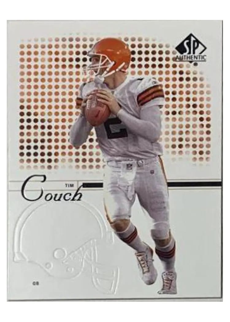 2002 SP Authentic Tim Couch #49 card
