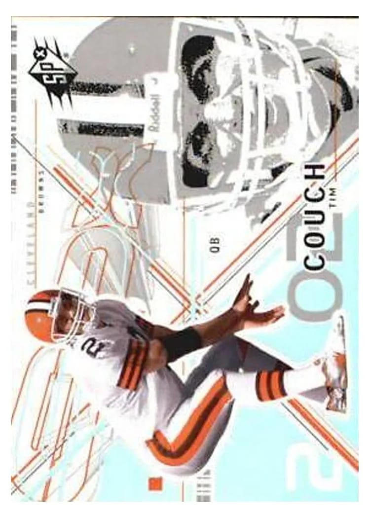 2002 Spx Tim Couch #20 card