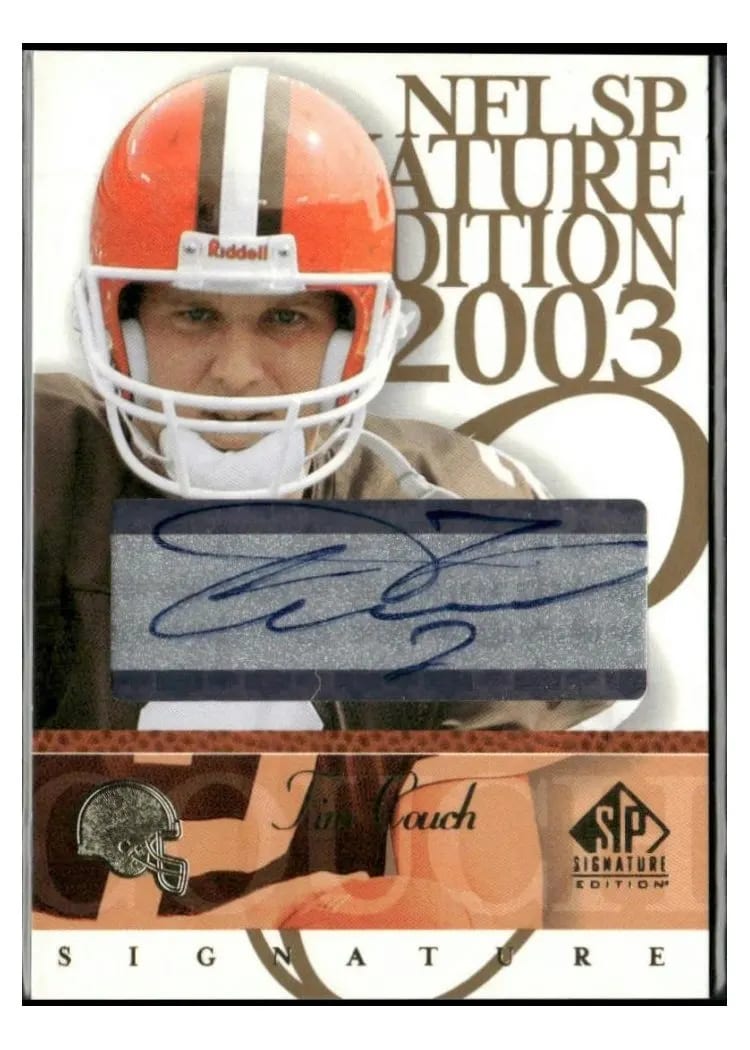 2003 SP Signature Tim Couch #28 card