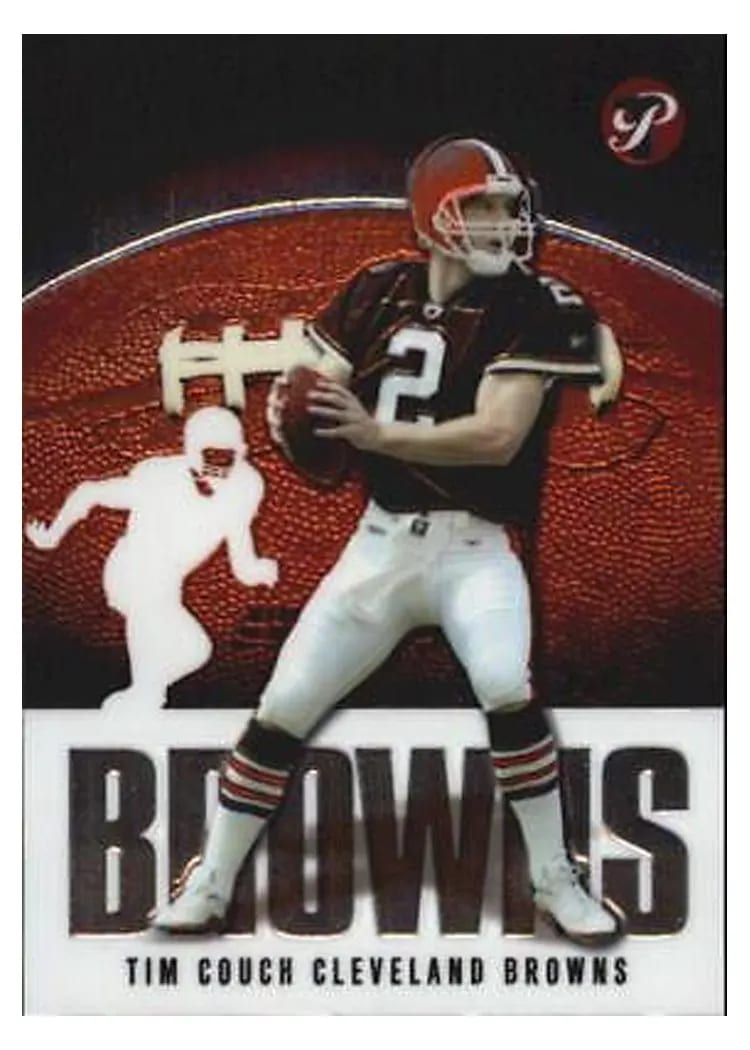 2003 Topps Pristine Tim Couch #48 card