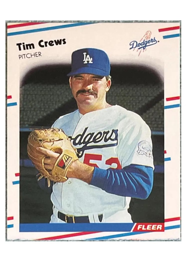 1988 Fleer Tim Crews #511 card
