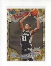 1997 Ultra All-Rookies Tim Duncan #1 AR card
