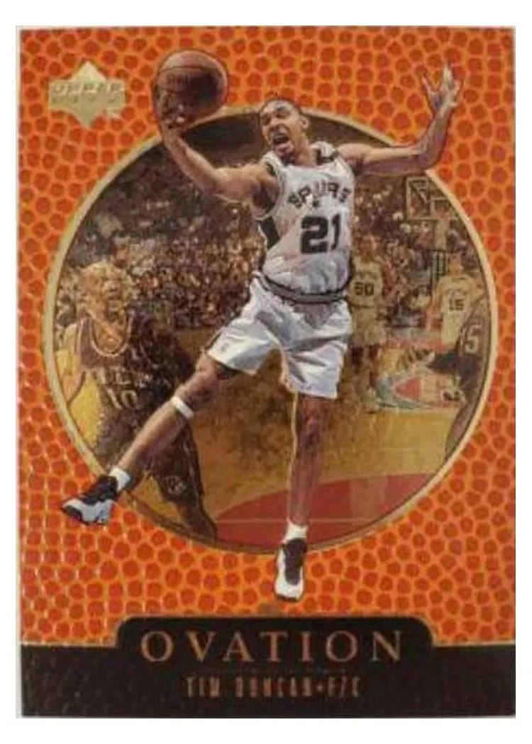 1998 Upper Deck Ovation Tim Duncan #59 card