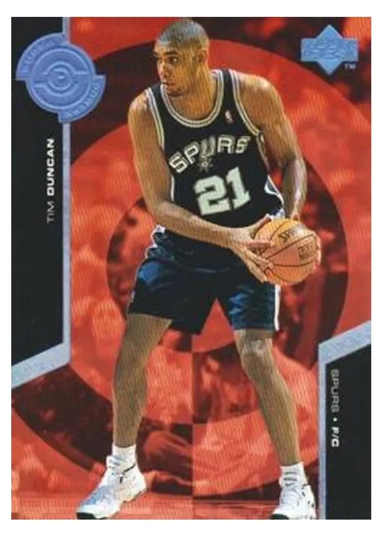 1998 Upper Deck Super Powers Tim Duncan #S24 card