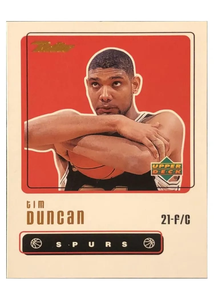 1999 Upper Deck Retro Tim Duncan #9 card