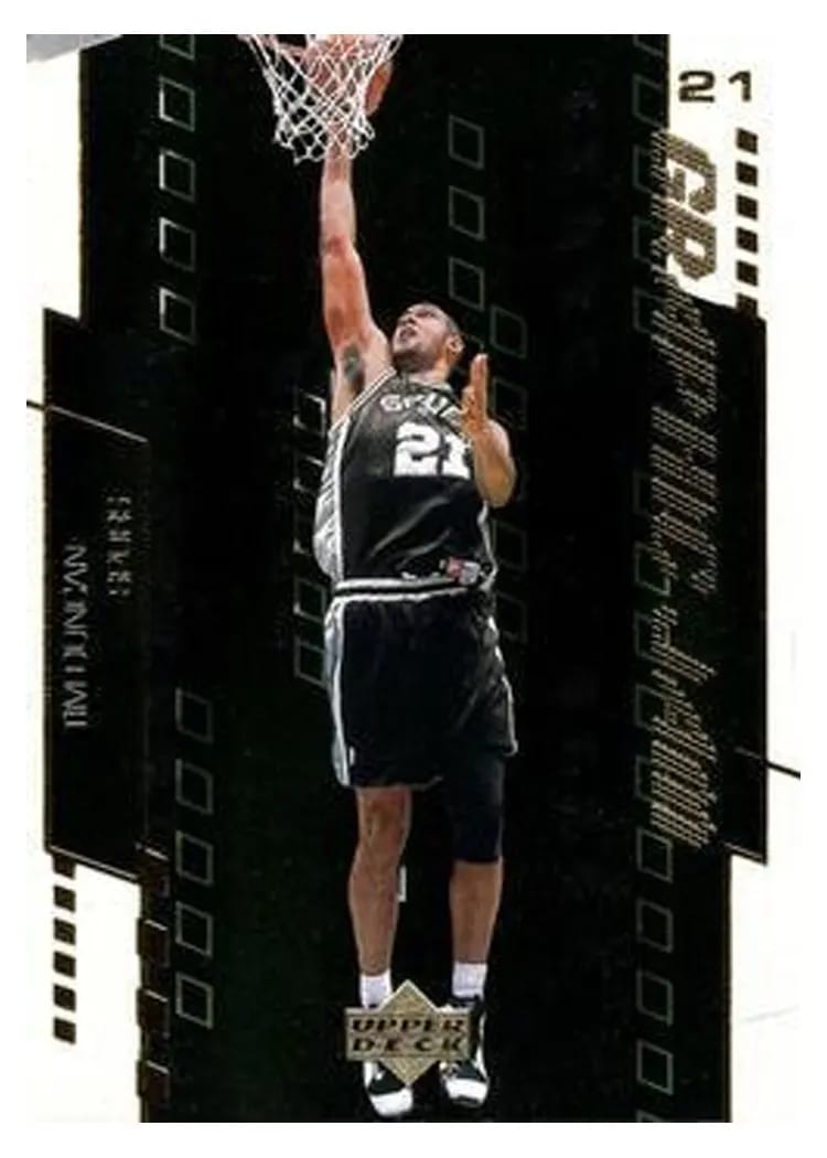 2000 Upper Deck Graphic Jam Tim Duncan #G5 card
