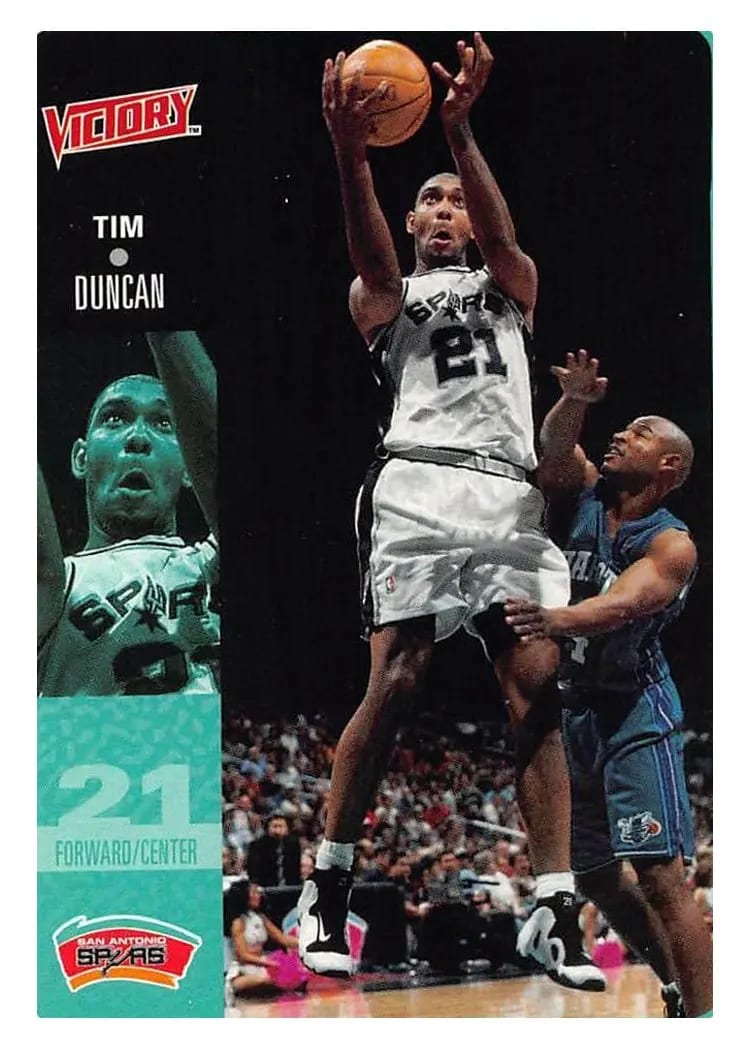 2000 Upper Deck Victory Tim Duncan #184 card