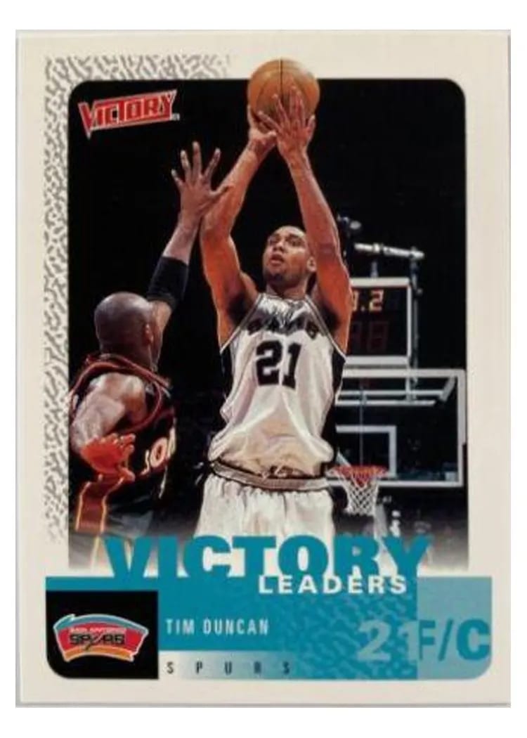 2000 Upper Deck Victory Tim Duncan #255 card