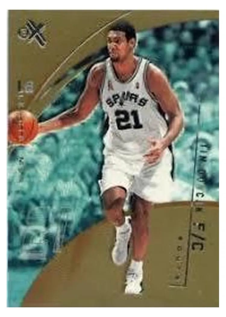 2001 Fleer E-X Tim Duncan #89 card